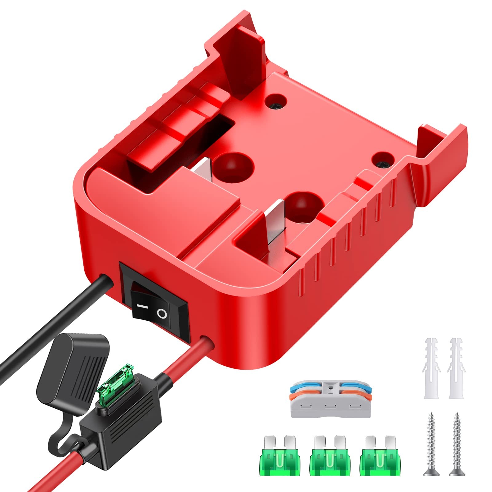1 Packs Power Wheel Adapter for Milwaukee M18 Battery 18V 1 Pack