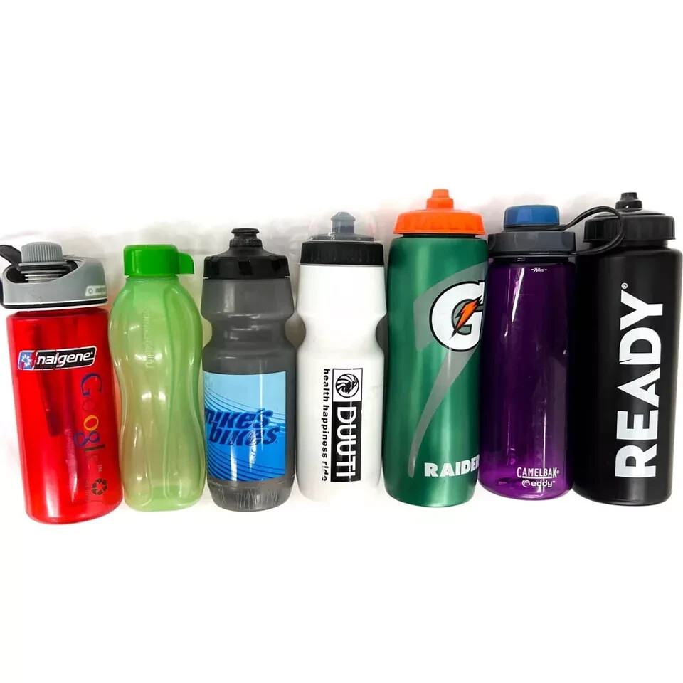 7 Pcs Assorted Water Bottles Outdoor Hydration Flasks, Nalgene CamelBak Duuti