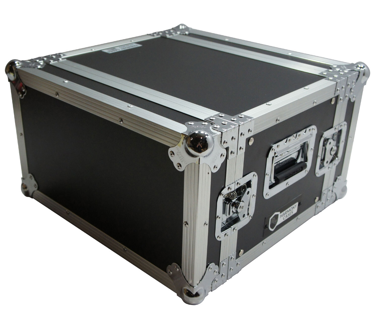 Harmony Cases HC6UED Pro DJ Flight 6U FX Effect 16" Depth Road Vertical Case