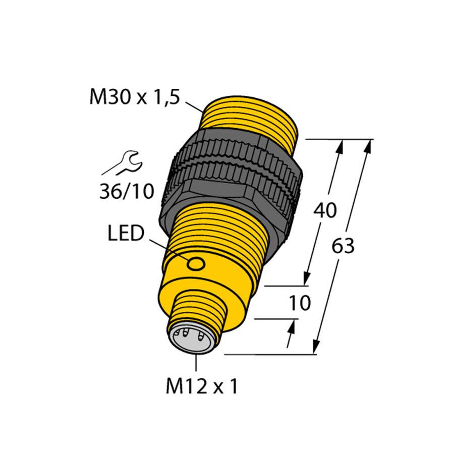 TURCK NI15-S30-AN6X-H1141 46583 Inductive sensor NPN