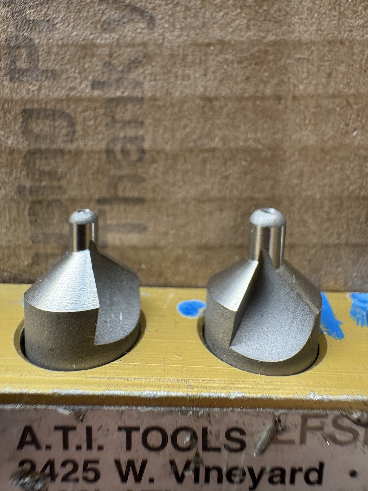 ATI Tool 5pc Aircraft Tool Countersink Bits w/holder US Army Overstock