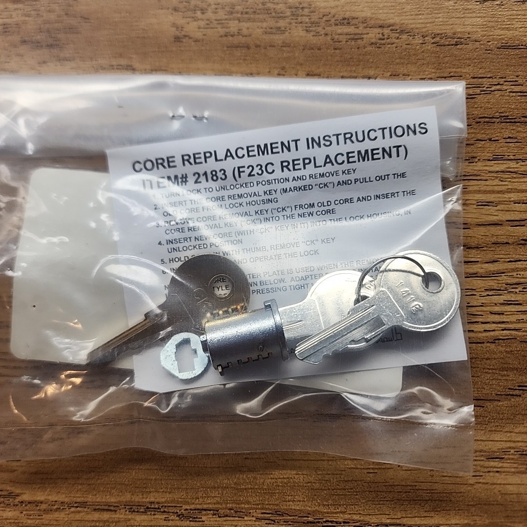 Locksmith Lock Plug Assembly Replacement Lot W/ Extra Cores & Espagnolette Locks
