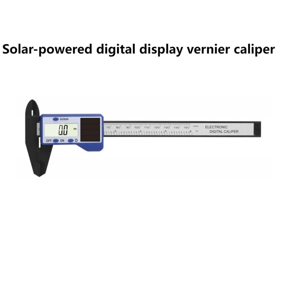 Solar Powered Digital Vernier Caliper with 01mm Accuracy and Clear Display