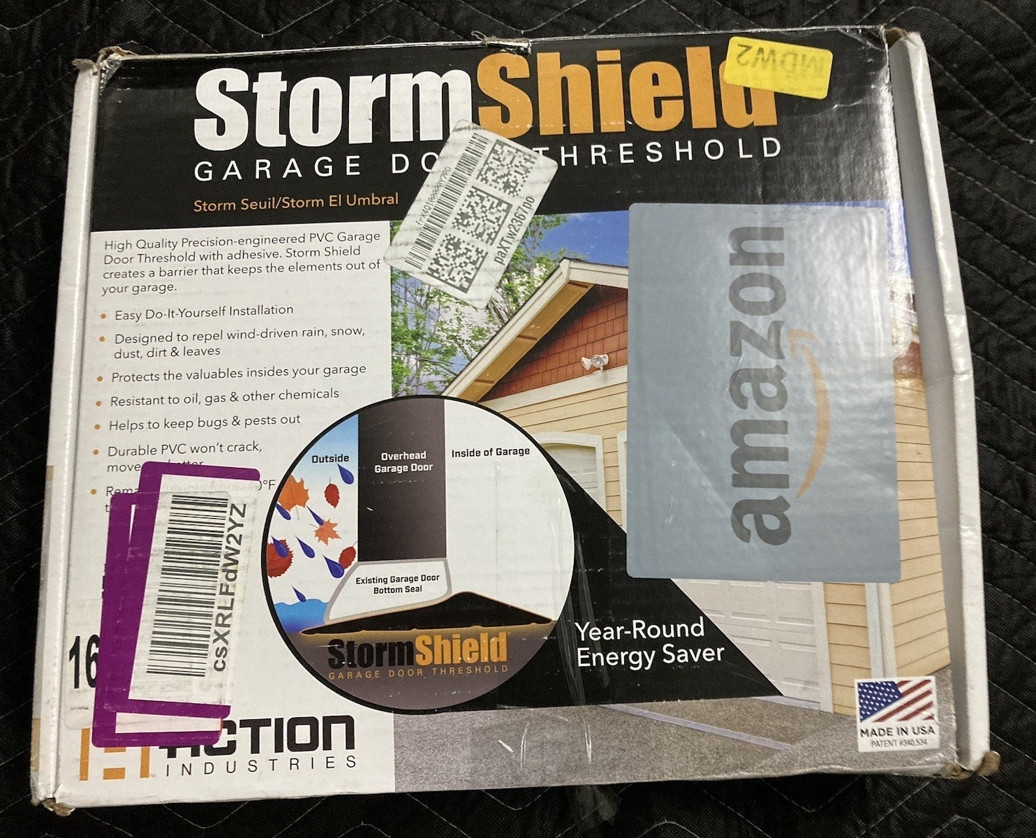 Storm Shield 16 Ft Garage Door Threshold Seal Kit