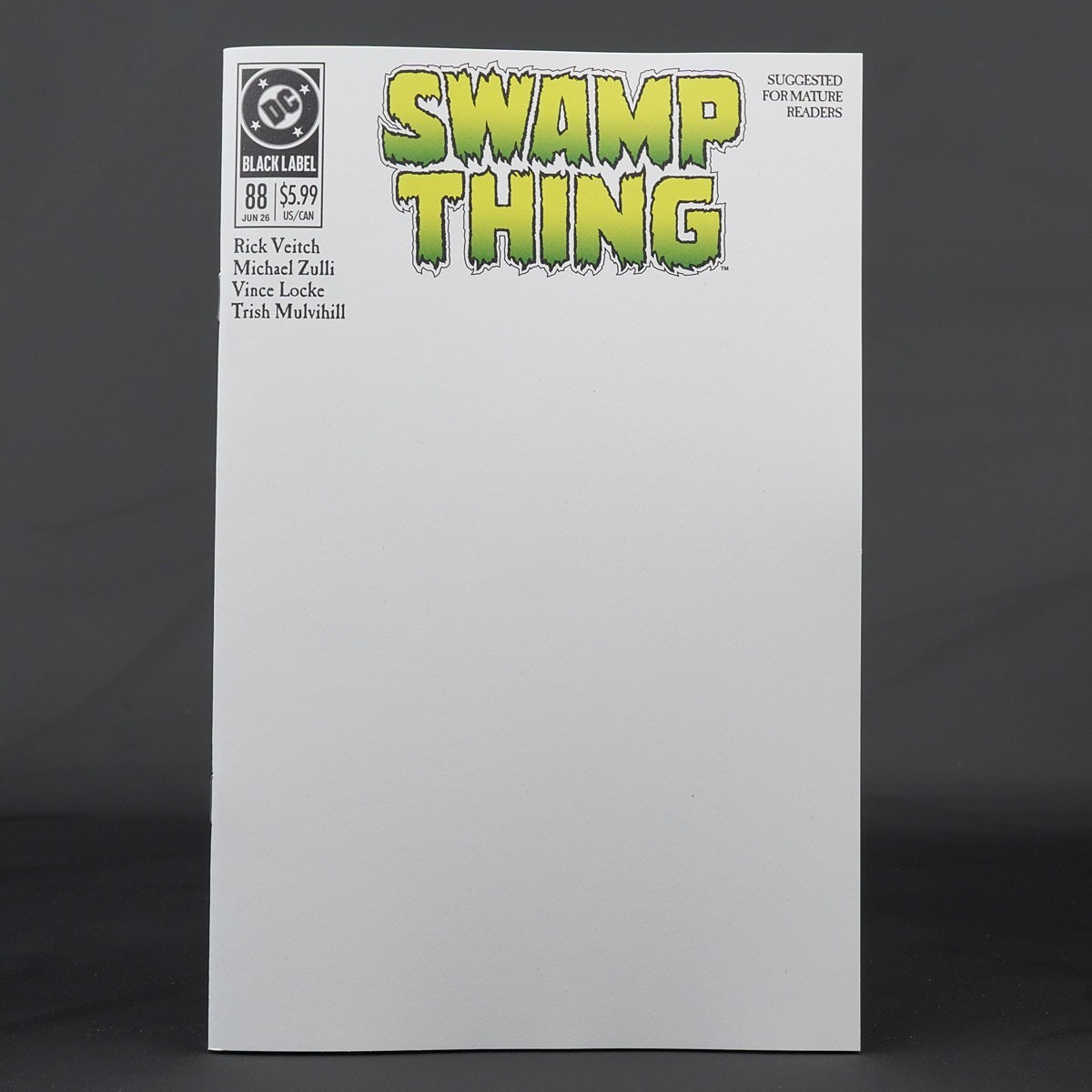 SWAMP THING 1989 #88 Cvr C (#1 of 4) Blank Sketch DC Comics 2026 0226DC0178 88C