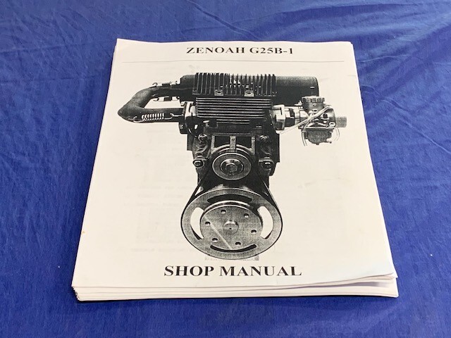 Zenoah G25B-1 Ultralight Aircraft Engine Service Shop Operations Parts Manual