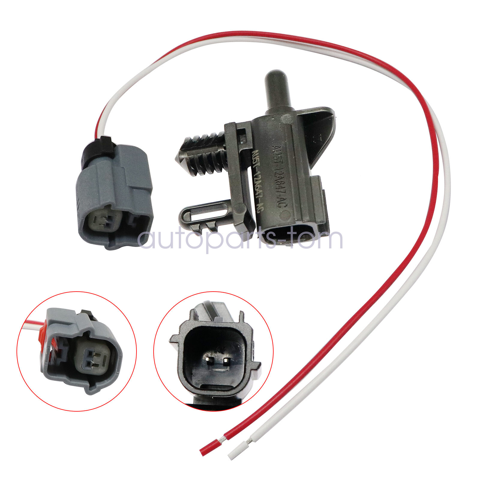 For Ford Explorer 2011-2020 Ambient Temp Air Temperature Sensor & Connector New