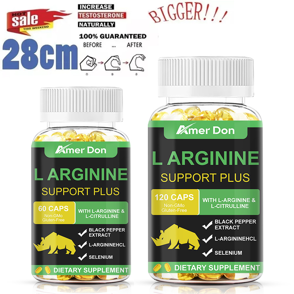 Nitric Oxide Booster L-Arginine, L-Citrulline 3000mg 120 Caps HIGHEST POTENCY