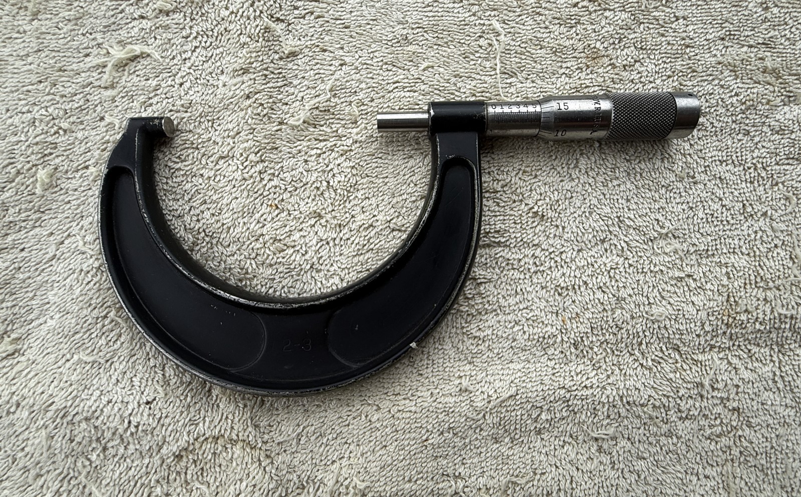 VINTAGE BROWN & SHARPE 2-3 INCH NO. 62 MICROMETER