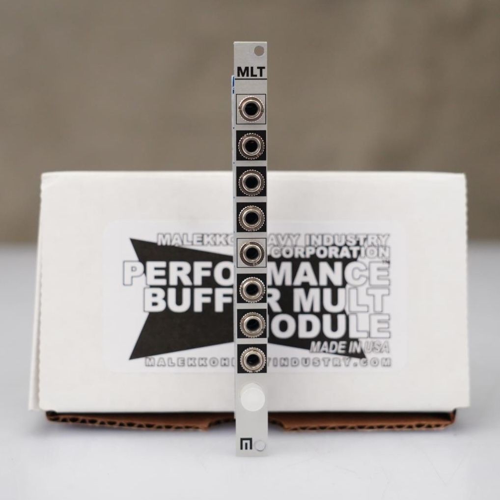 Malekko MLT Performance Buffered Mult Eurorack Module w/ Patch Cables #58541
