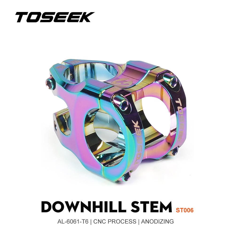 TOSEEK MTB Stem Aluminum Alloy Short 35mm MTB Ultralight High-strength Bike Stem