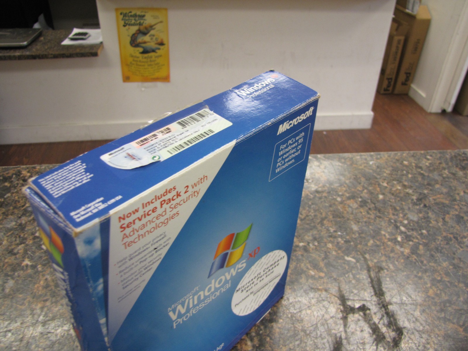 Microsoft Windows XP Professional 2002 w/ Service Pack 2 CIB w/ Product Key NE46