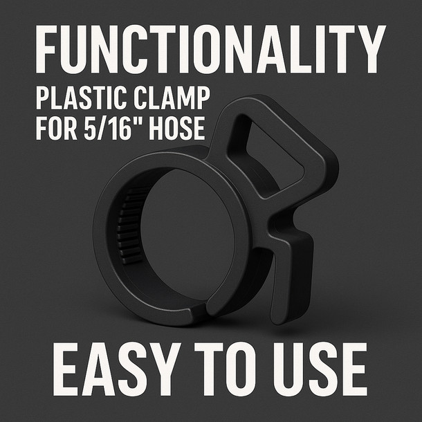 Fermtech Siphon Hose Shut Off Clamp-5/16Inch - 4858