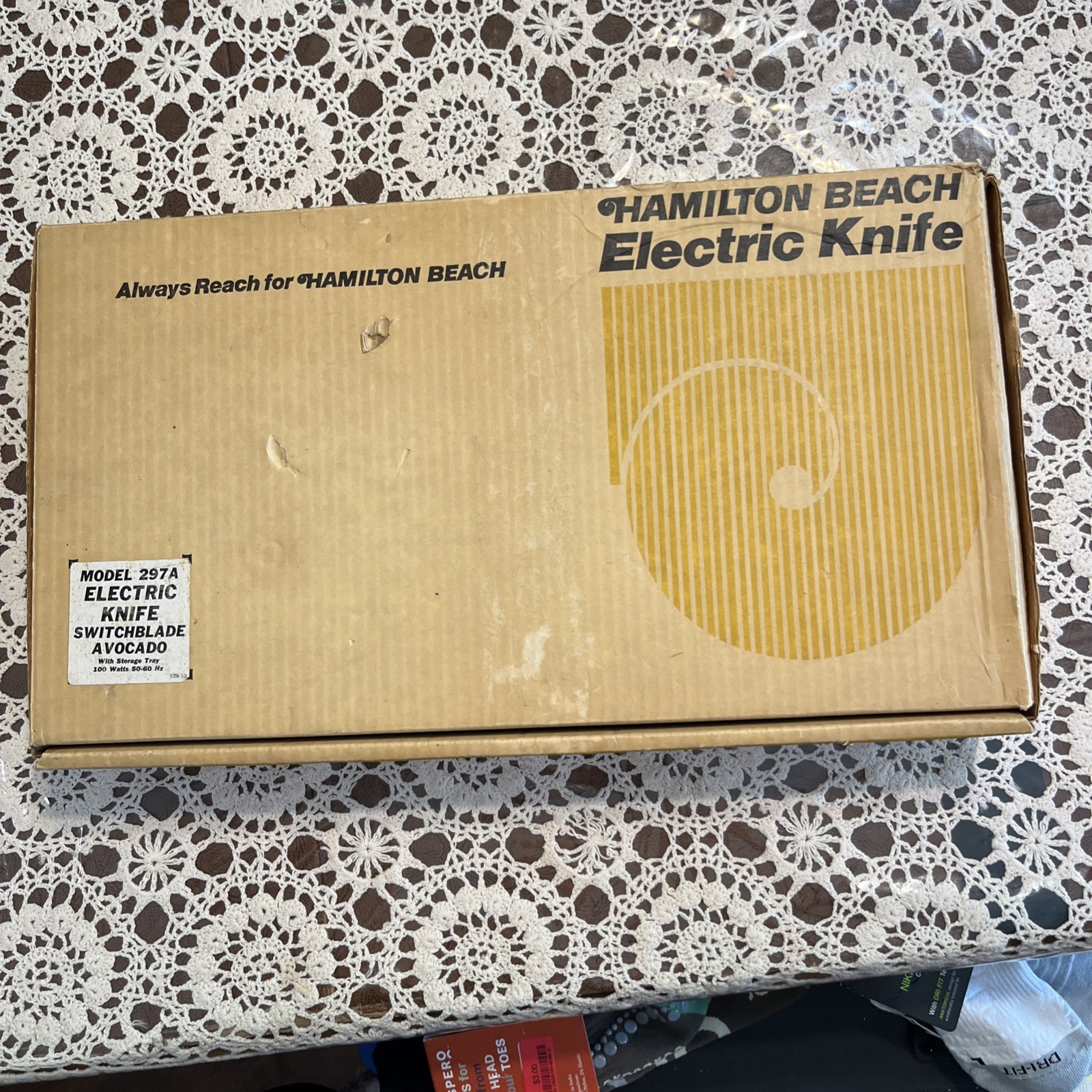 BRAND NEW Vintage 1970s Hamilton Beach Switchable Electric Knife NIB