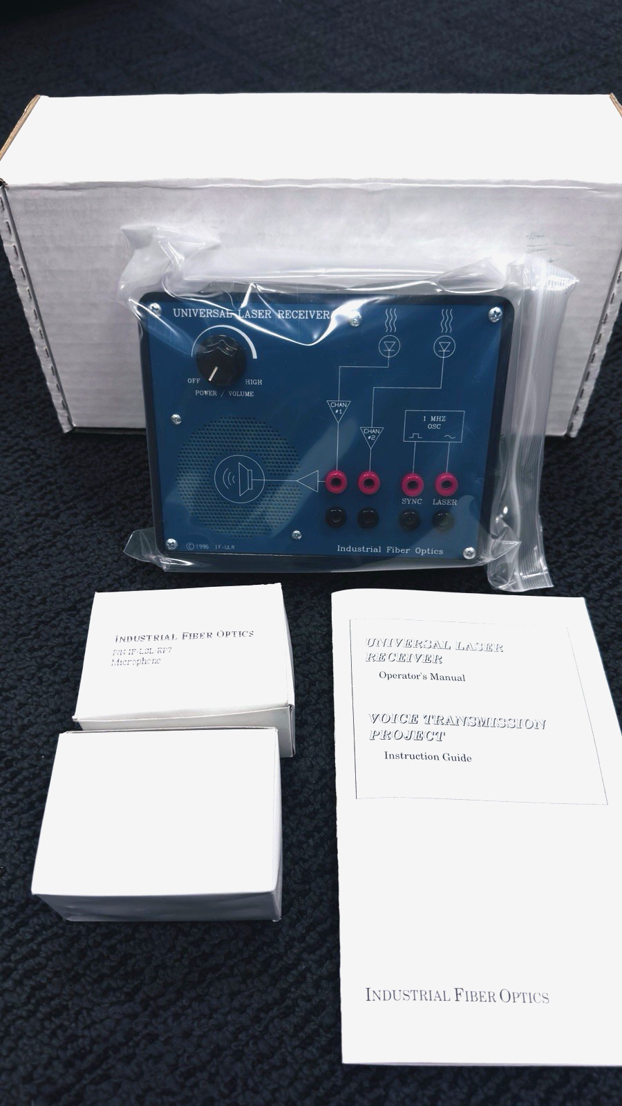 Industrial Fiber Optics Universal Laser Receiver Voice Transmission Project Kit