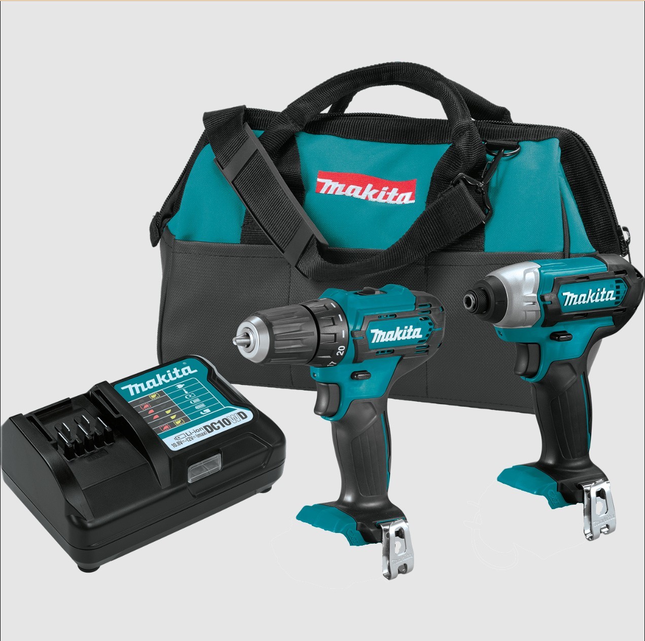Makita CT232 Cordless Tool Combination Kit Drill/Impact Driver 12V no batteries