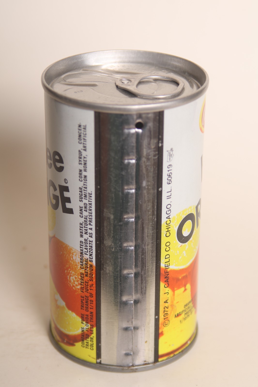 Canfields Honee Orange soda can - 12oz