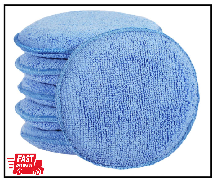 FONAROLL Microfiber Wax Applicator Pads Car Wax Applicator Buffing & Detail