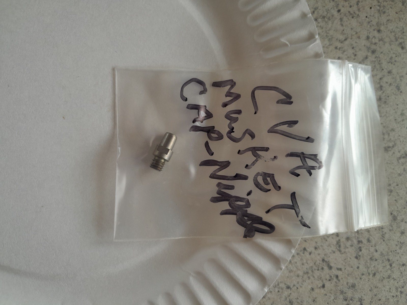 cva muzzleloader musket cap nipple nos