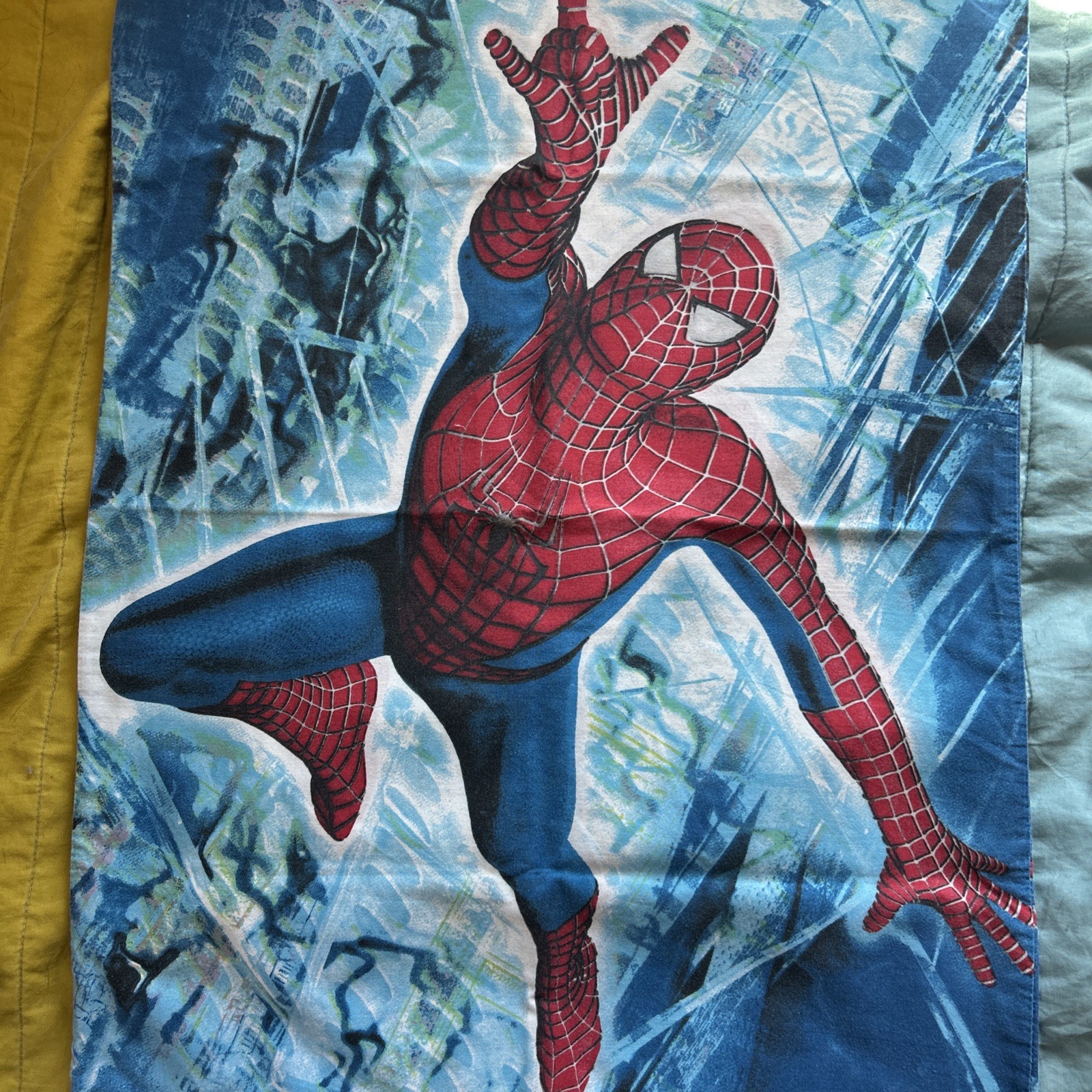 Spiderman Ultimate Pillowcase Standard Size Marvel Double Sided Kids EUC one
