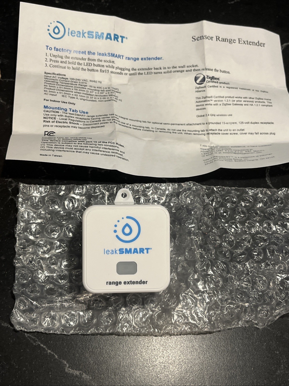 leakSMART 8850700 Pro System 2.0 Sensor Range Extender Leak Smart