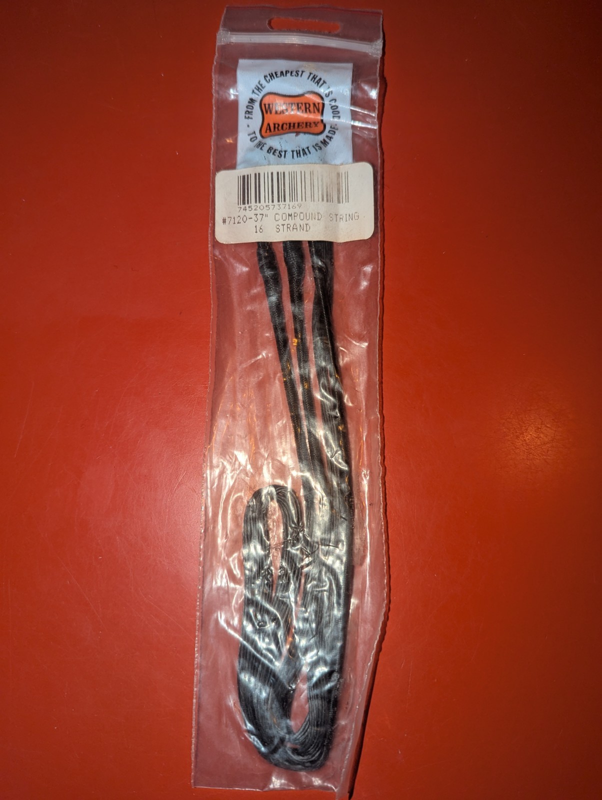 VTG  Archery Compound Bow String 16 Strand 37" NOS NEW Western Archery #7120
