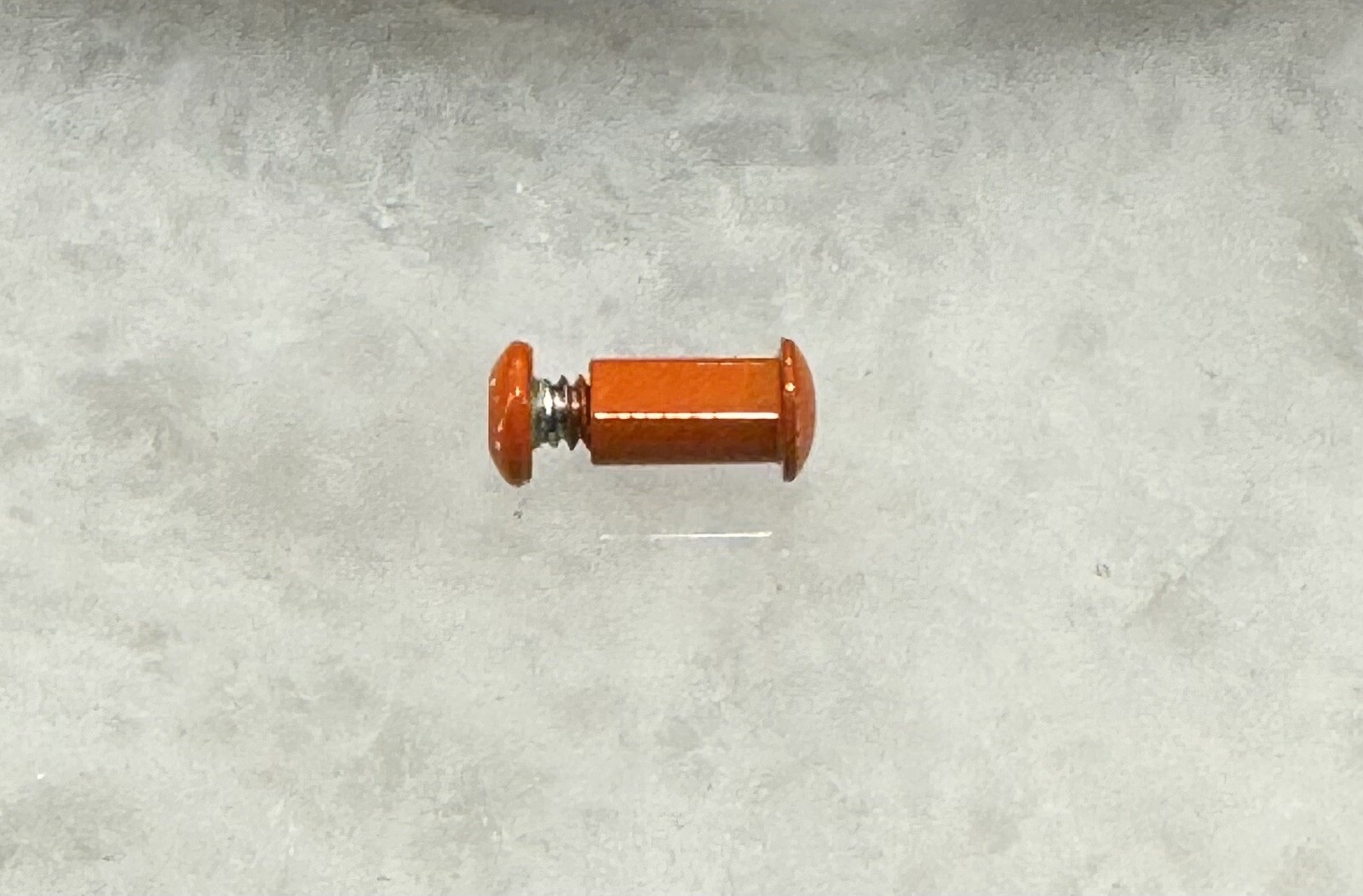 Orange Stainless Barrel Nut & Screw For Lil’ Native Compression Lock Knife Clip
