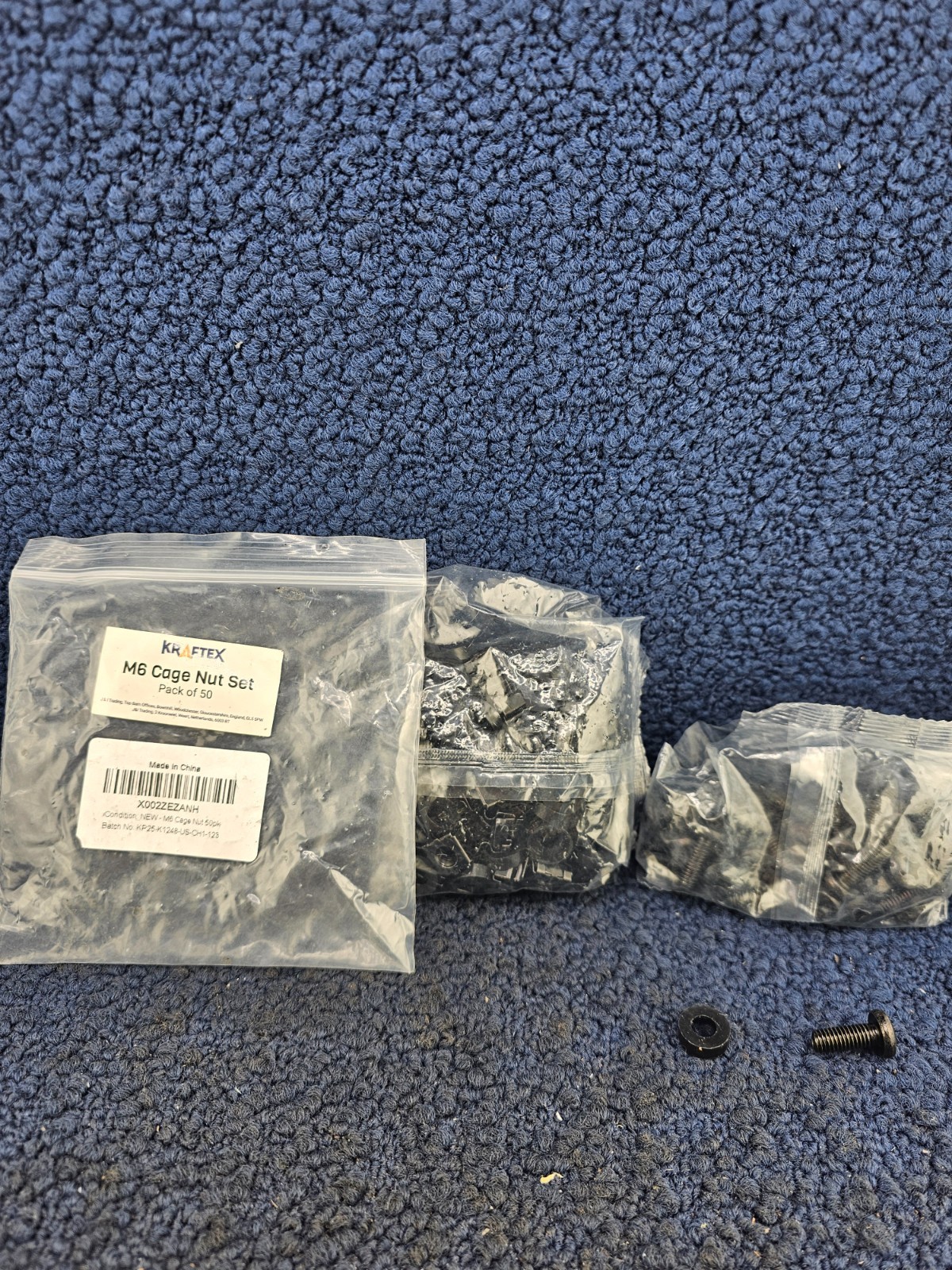 (QTY 50) KRAFTEX M6 Cage Nut For Network and Server Rack Accessories