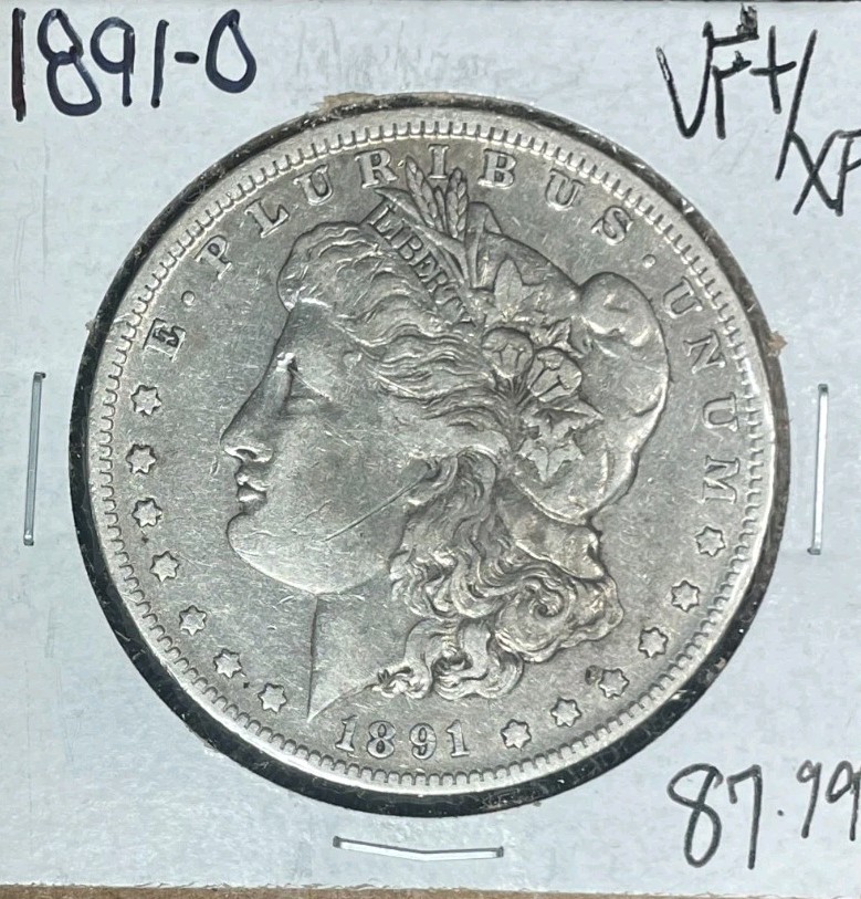 1891-O MORGAN SILVER DOLLAR ~ VF+/XF ~NICE COIN~