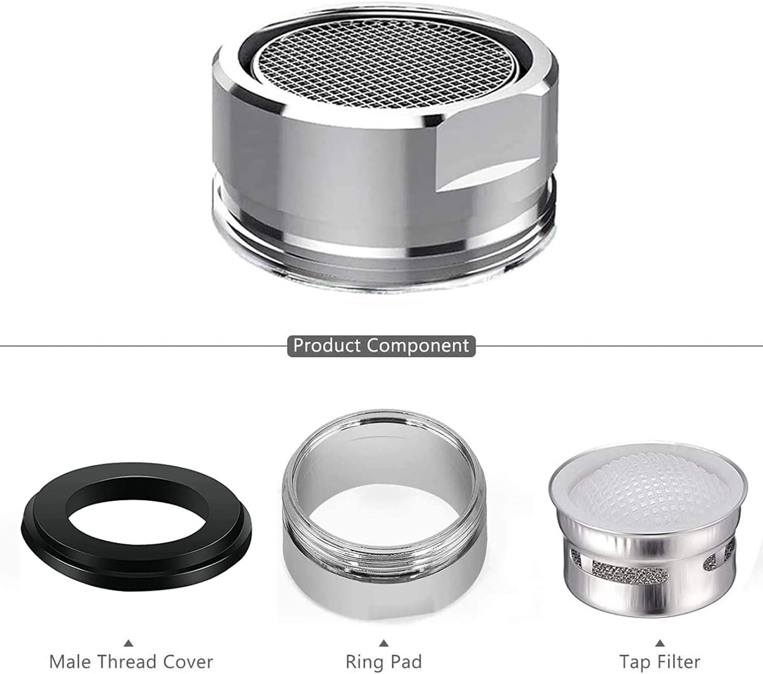 Kitchen Sink Aerator Replacement ( 4 Pcs With Brass15/16 )