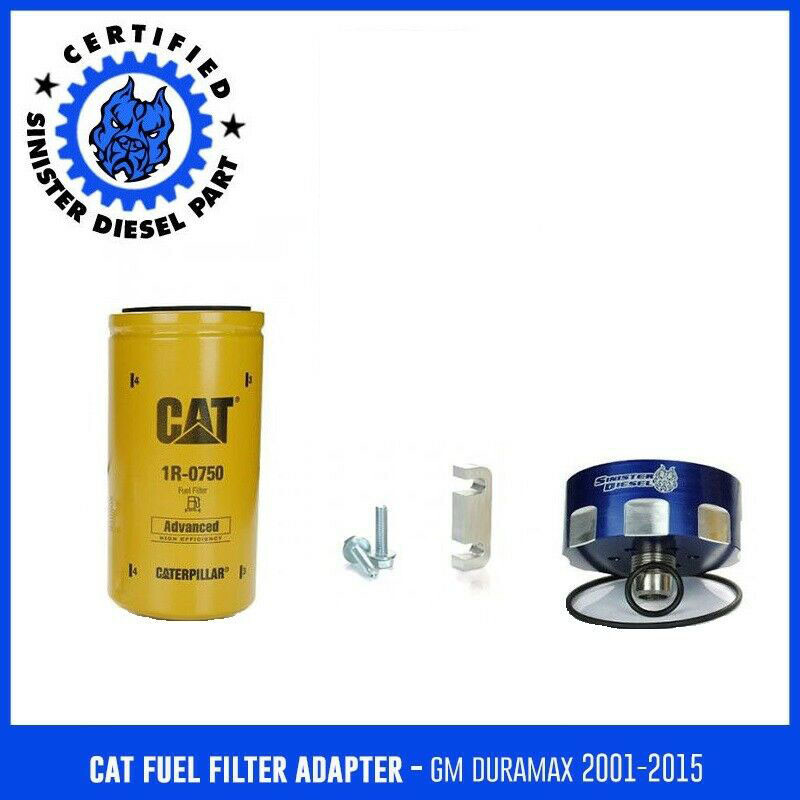 Sinister Diesel Cat Fuel Filter Adaptor for GM Duramax 2001-2015