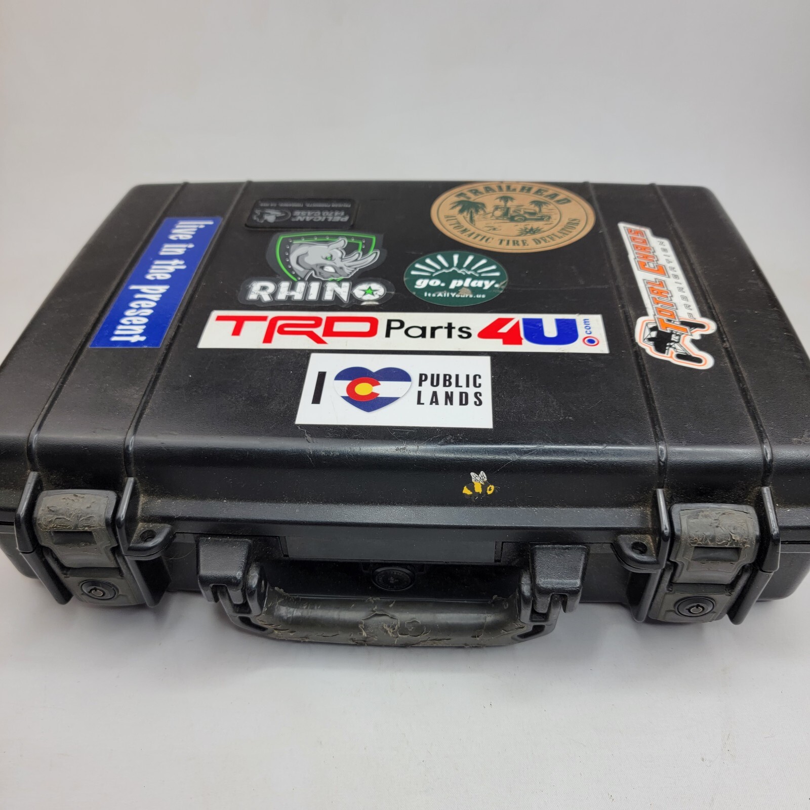 Pelican 1470 Attache Watertight Case With Foam Pistol Gun Insert Black