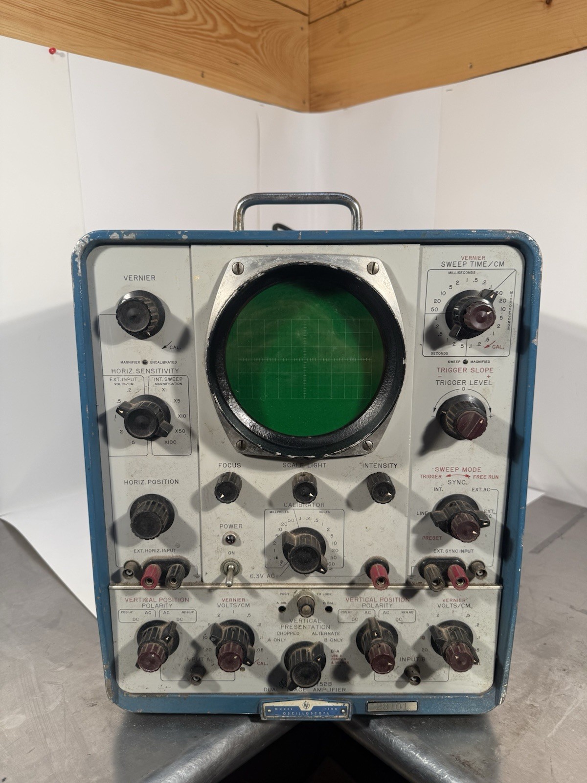 HP Hewlett Packard Model 150A Oscilloscope | UNTESTED AS IS