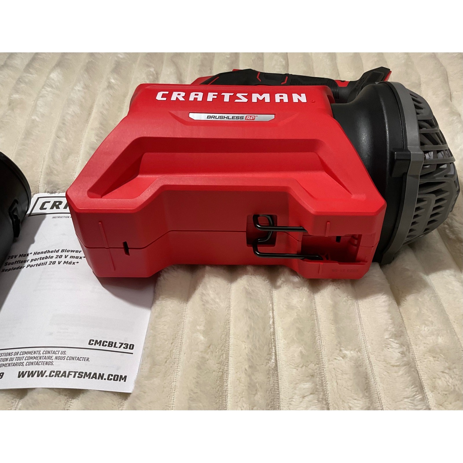 V20 Brushless RP Cordless Handheld Axial Blower CMCBL730 Tool Only Open Box