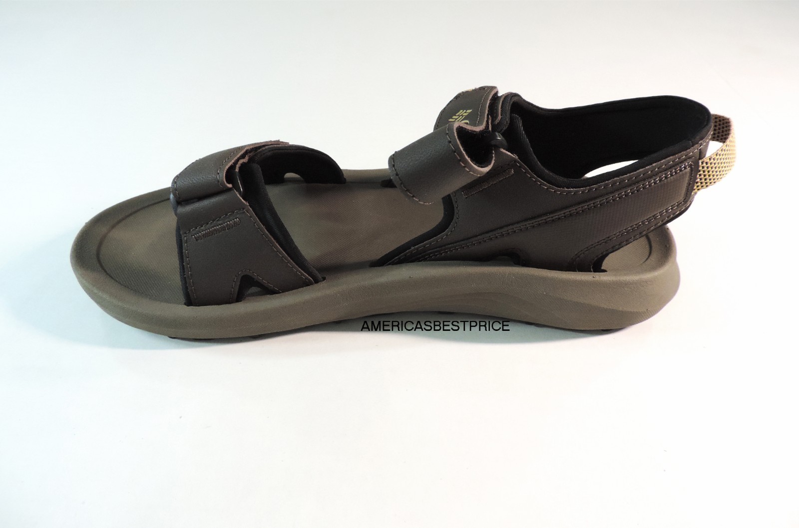 COLUMBIA NEW PORTAGE PASS 2 STRAP SANDAL MEN'S HIKING SANDAL SIZE 11.12 BROWN