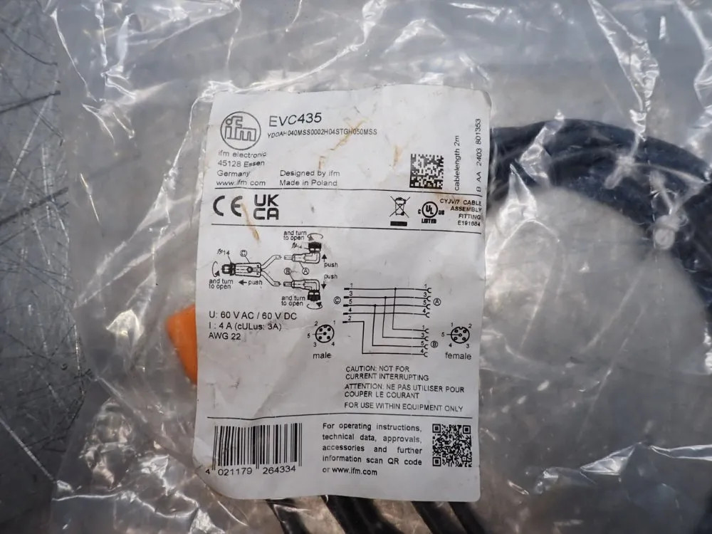 IFM EVC435 PROXIMITY SWITCH 08233142678