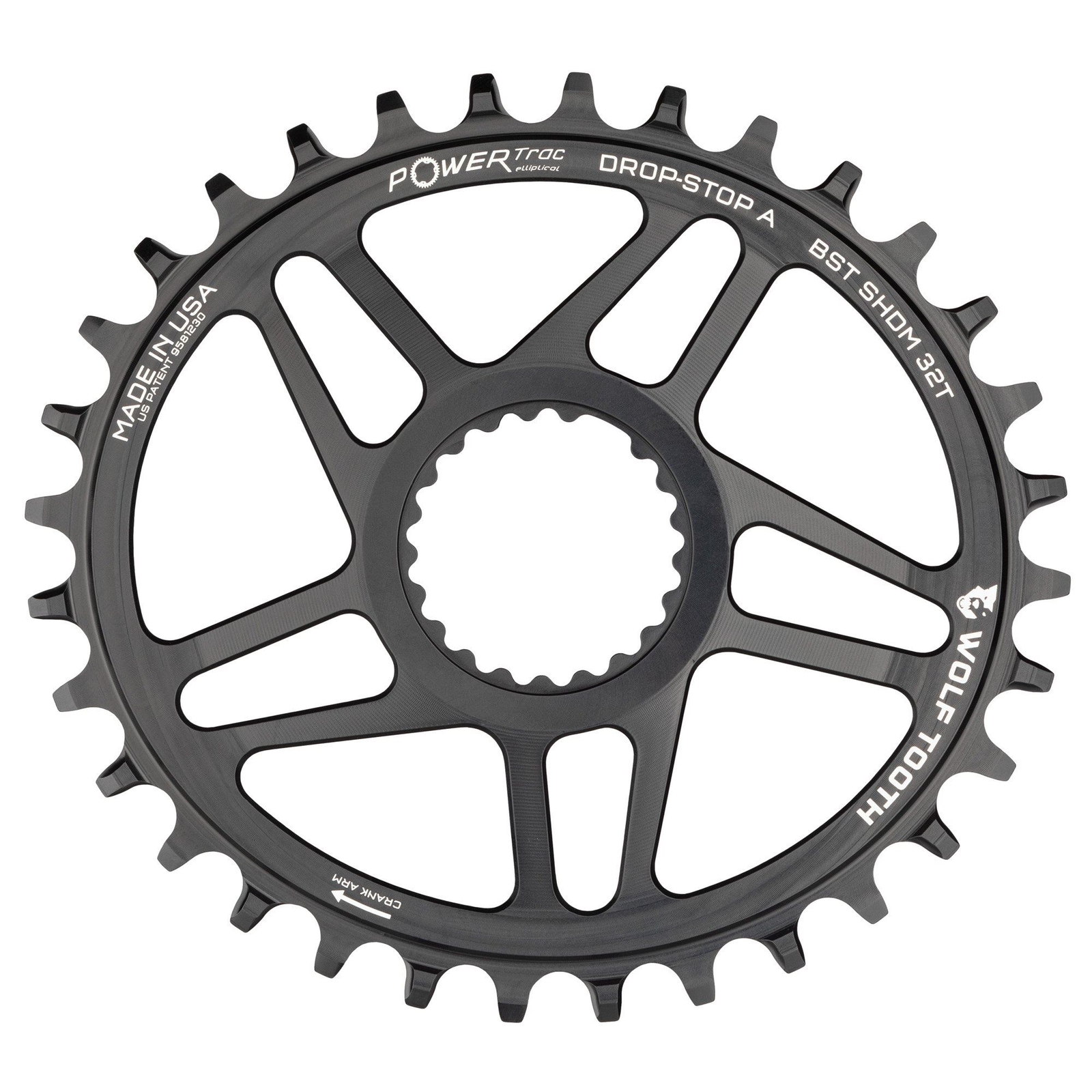Wolf Tooth Elliptical Direct Mount Chainrings for Shimano Cranks