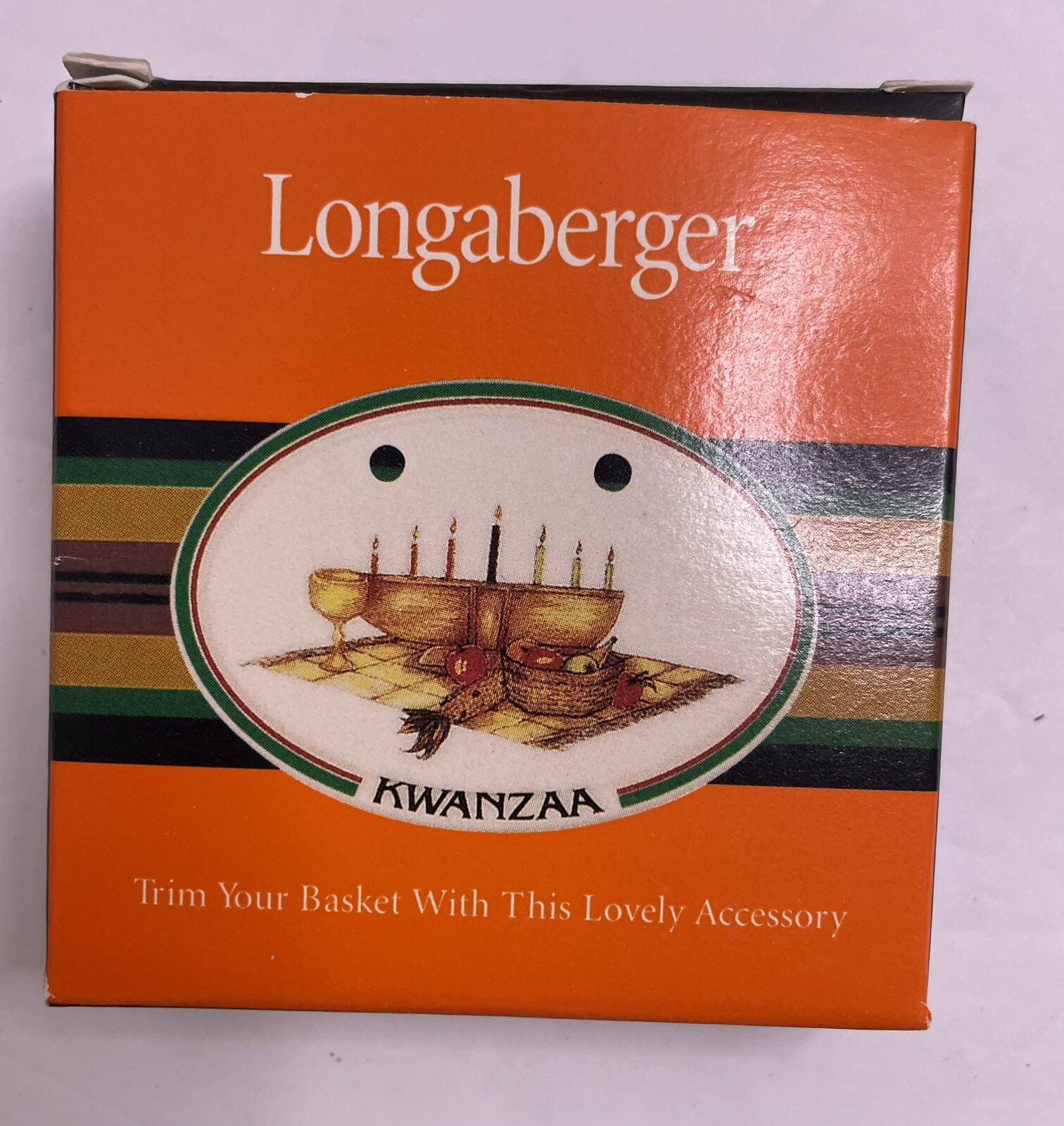 Longaberger Tie On: Kwanzaa 33481  - NIB