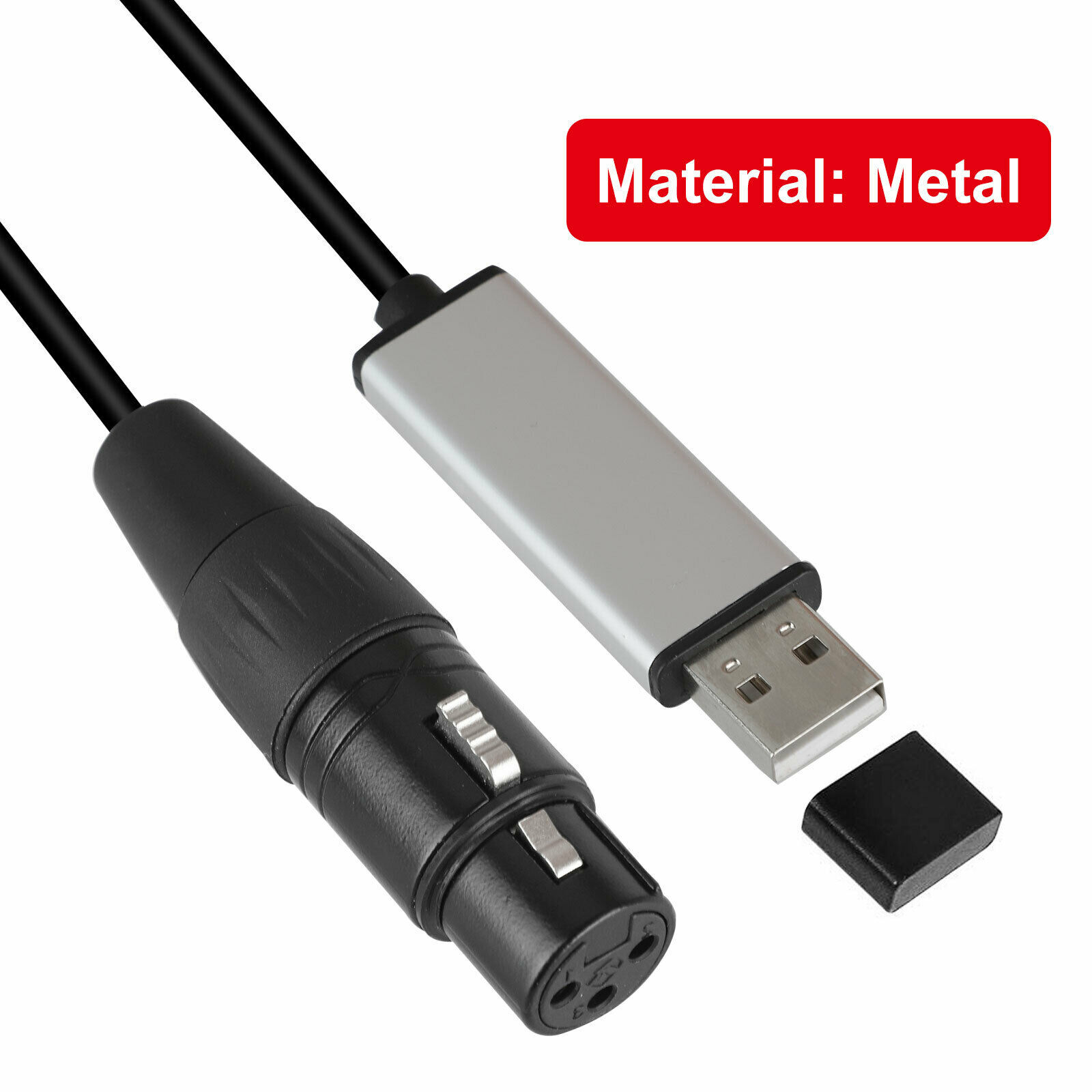USB to DMX Interface Adapter DMX512 Stage Light Controller Cable For Computer US