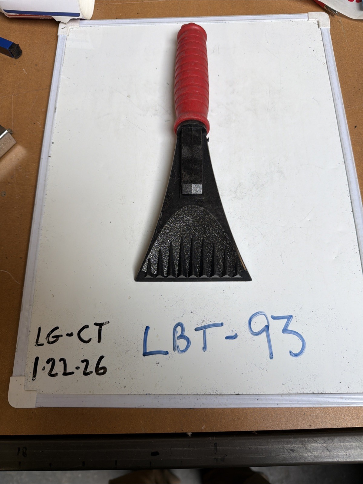 Unbranded Ice Ergonomic Heavy Duty Window Ice Scraper Tool 1124V, 4 Inch Blade