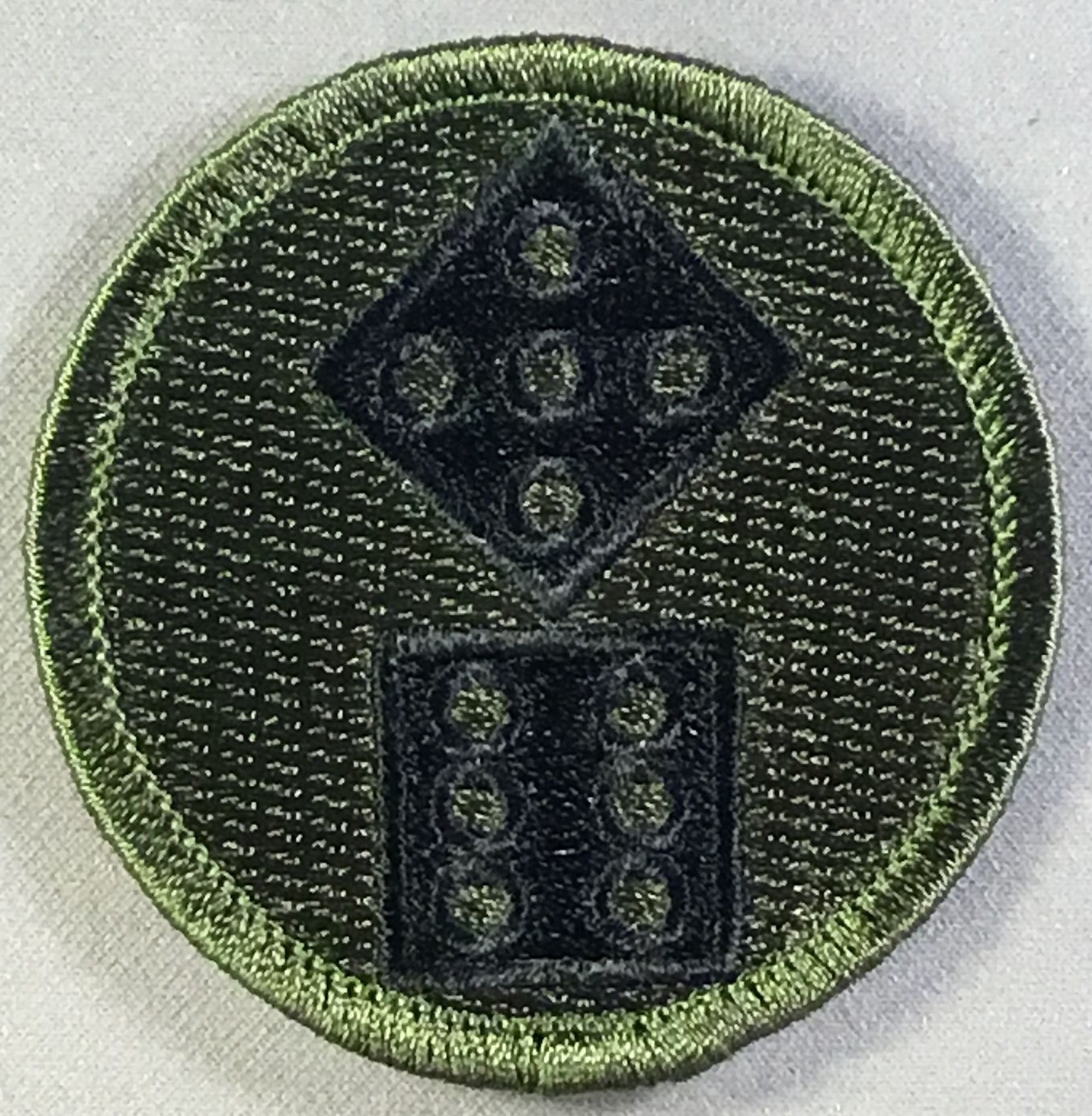WW2 Army 11th Corps subdued licensed  patch
