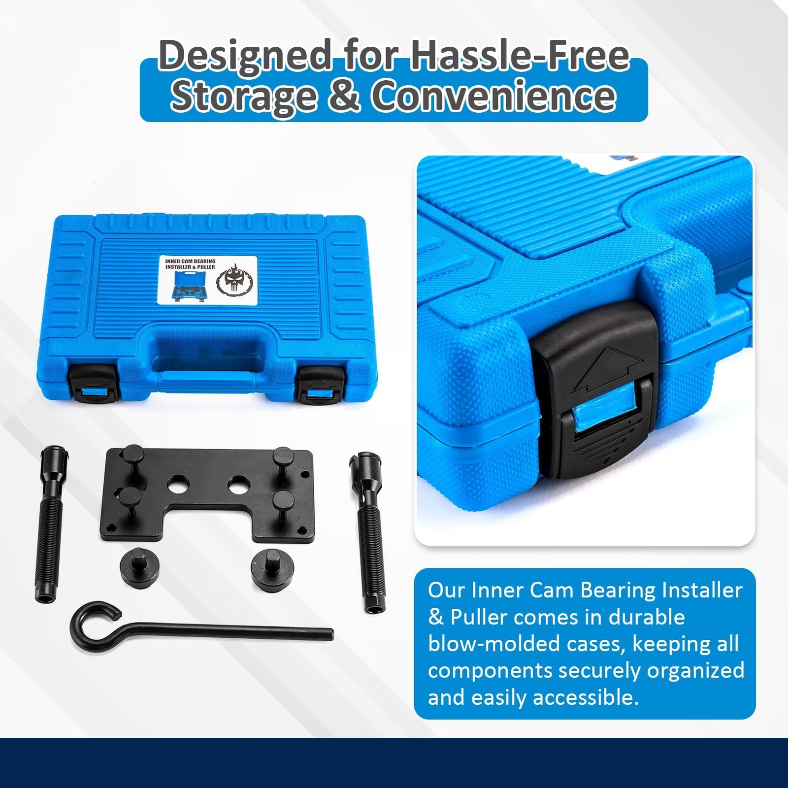 Wsays Inner Cam Bearing Installer and Puller Camshaft Remover Tool Compatible...