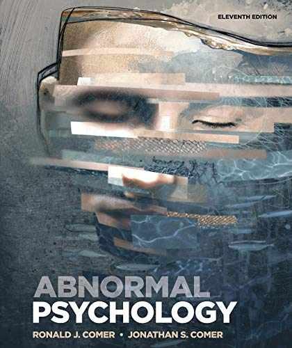 Abnormal Psychology - Paperback, by Comer Ronald; Comer Jonathan - Acceptable