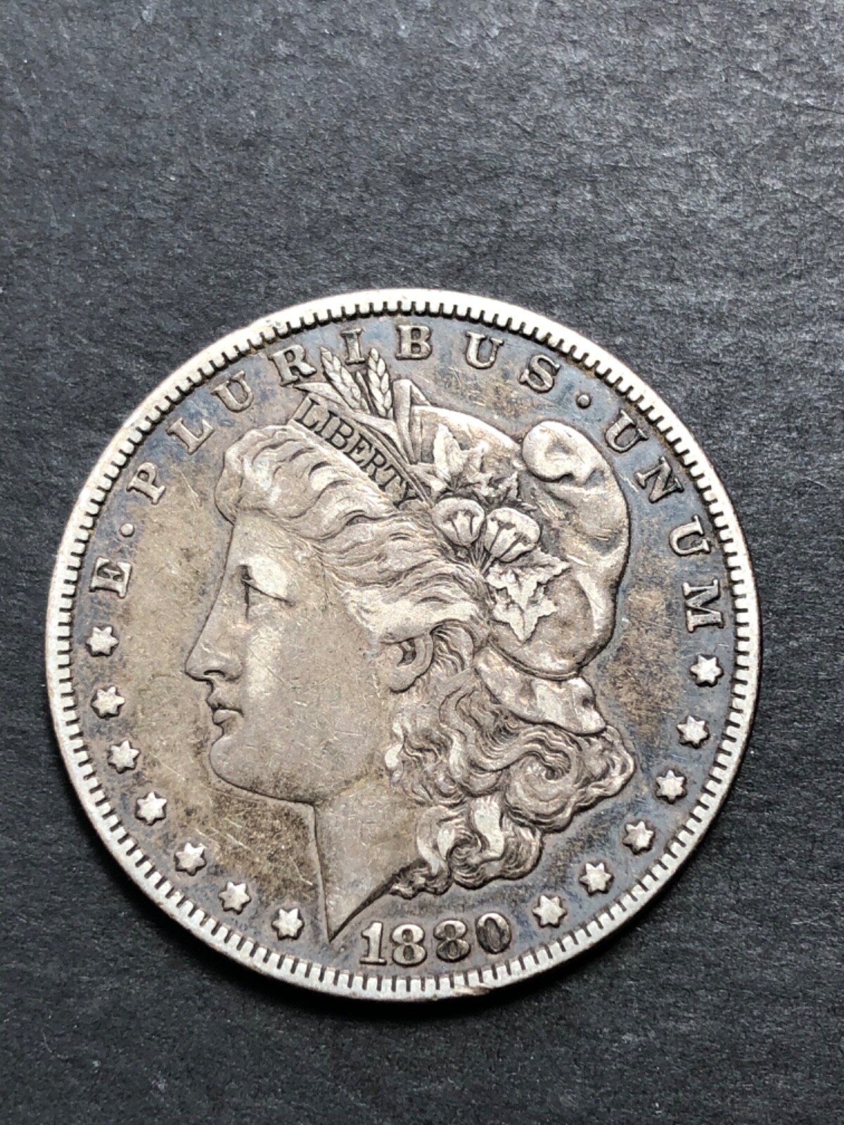 1880 U.S. Morgan Silver Dollar $1 [11]