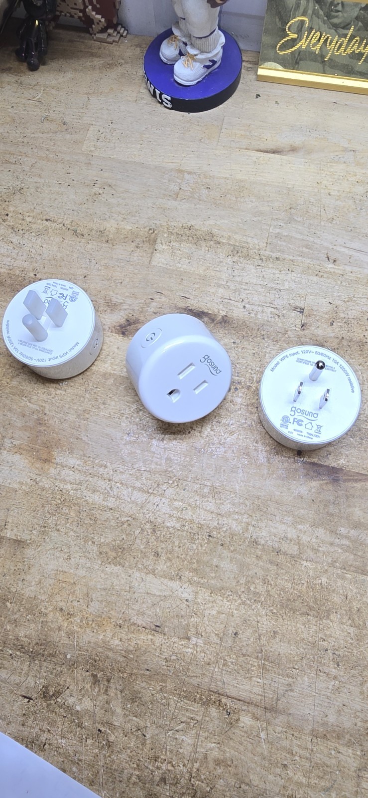 Gosund WP3-4 Wi-Fi Mini 10A 2.4GHz Smart Plug - White - 3 Packs