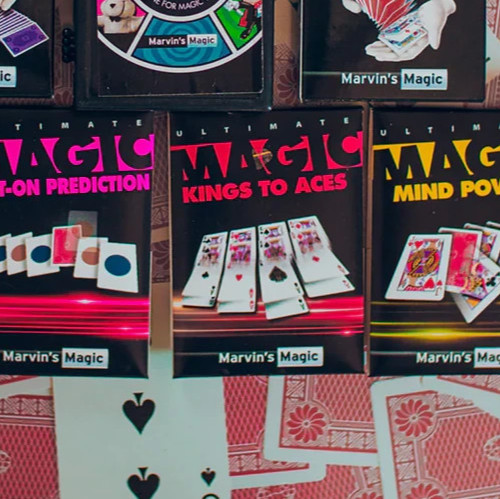 Kings to Aces - Marvin's Ultimate Magic Card Tricks Set Kit New!