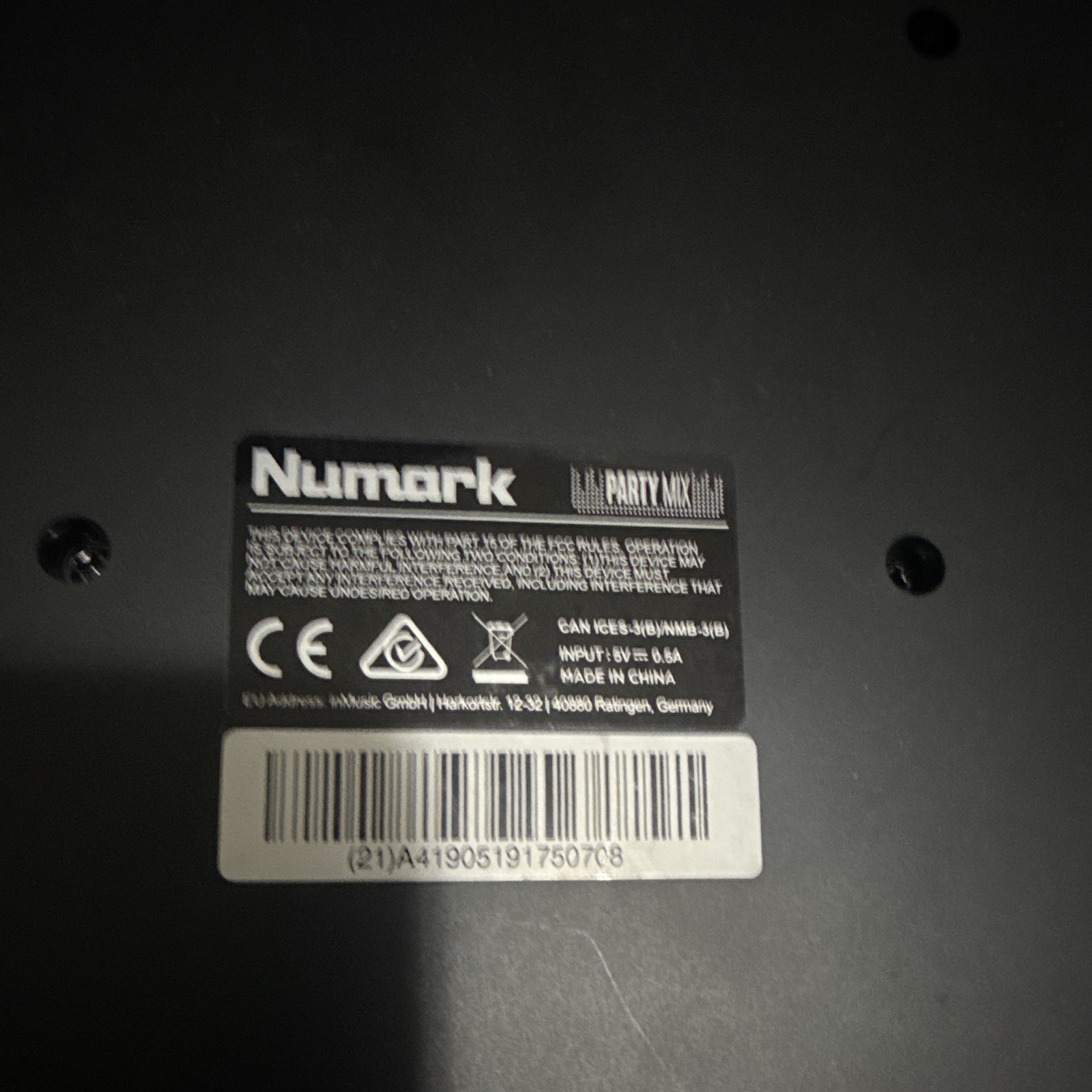 Numark Party Mix Double Deck DJ Controller 2-Channel 8 Pads Pitch USB