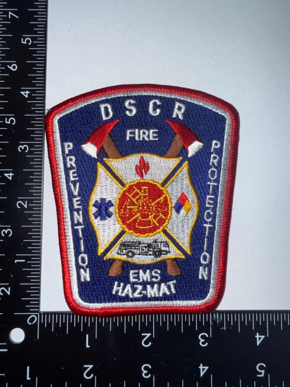 DSCR Defense Supply Center Richmond Virginia VA Fire EMS Hazmat Patch Obsolete