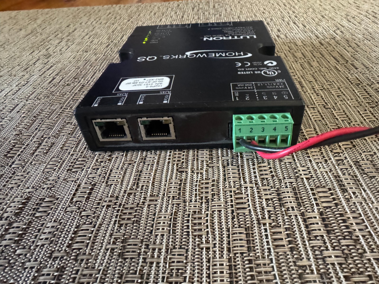 LUTRON HQP6-2 Fully Tested - Factory Defaulted - HomeWorks Processor