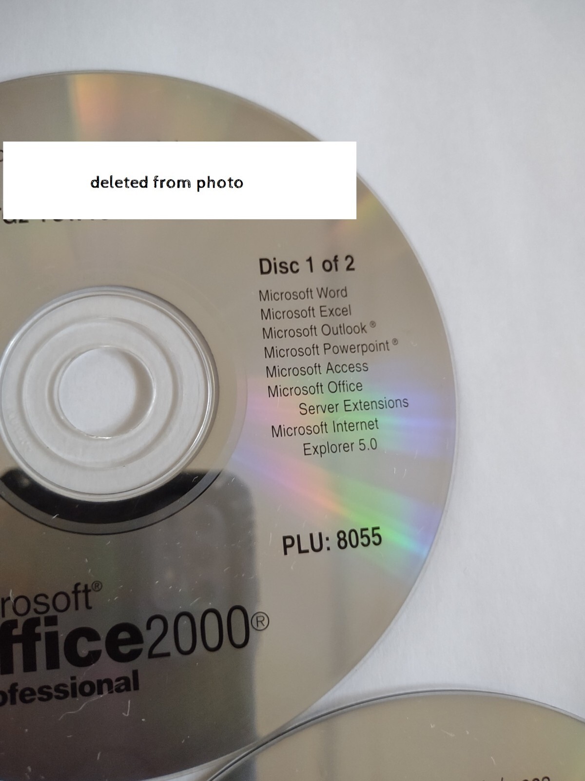 Microsoft Office 2000 Professional - Full Version for Windows (2 CD set) NO KEY